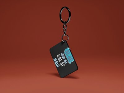 Alag Hoon Par Galt Nahi - Black -Designable Dialogues Keychain (Combo Set Of 2)