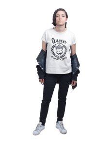 Queen, pumpkins - Printed Tees for Women's -designed for Halloween