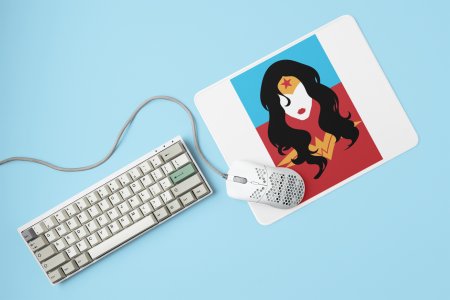 Wonder woman - Printed animated creature Mousepads