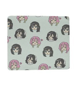 Kimono Canvas: Demon Slayer Pattern Print on an Exclusive Mouse Pad