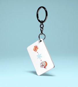 Gift + Winter = Santa : Beautifully Designed Key Chain byBest Fift For Secret Santa