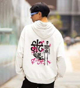 Dark Crown White Back Printed Graphic Hoodies