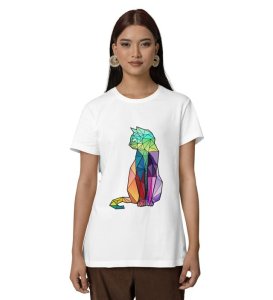 Owl of Two Worlds: Graphic Printed White T-Shirt